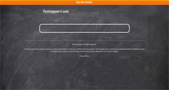 Desktop Screenshot of fastsuppoert.com